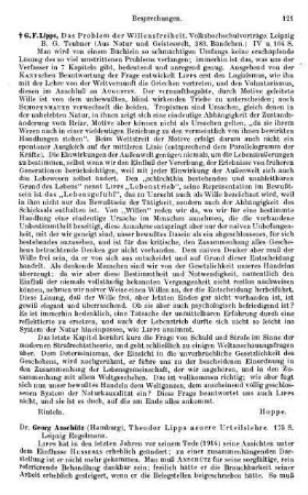 121-122, Georg Anschütz. Theodor Lipps neuere Urteilslehre