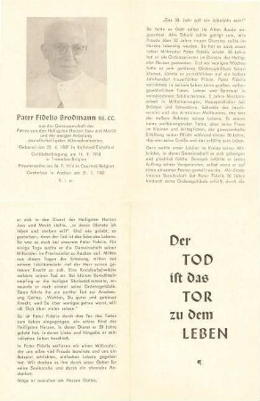 Brodmann, Fidelis