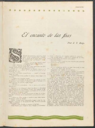 El encanto de las feas