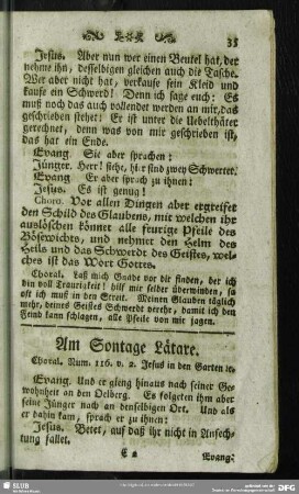 Am Sontage Laetare