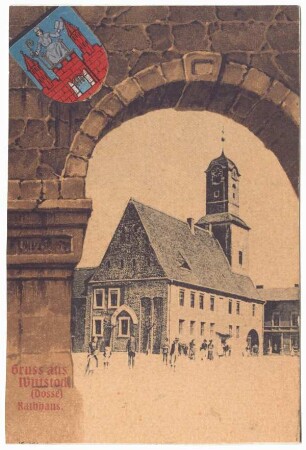 Gruß aus Wittstock (Dosse) Rathaus
