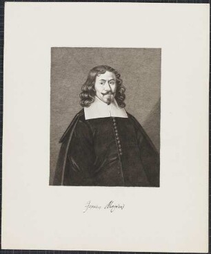 Icones Professorum Marpurgensium — Bildnis des Johannes Magirus II. (1615-1697)