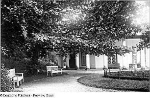 Großer Pavillon : Bad Doberan, Blick zum Großen Pavillon auf dem Kamp