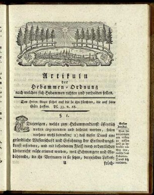 Erster Artikul - Vierter Artikul