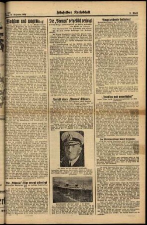 Zweite Ausgabe vom Freitag, den 15. Dezember 1939.
