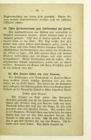 84. Ohne Heimaturlaub zum fünftenmal zur Front