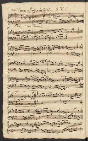O Lamm Gottes unschuldig; org; A-Dur; BWV 656