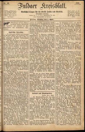 Ausgabe vom Dienstag, den 04. April 1882.