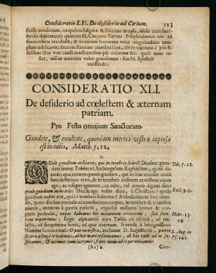 323-332, Consideratio XLI.