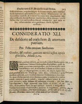 323-332, Consideratio XLI.