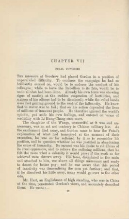 Chapter VII. Final victories