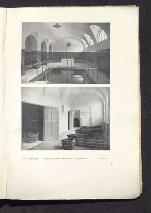 Kaltwasserbad. Rudolf Virchow-Krankenhaus, Badehaus. Sandbad.