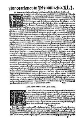 [Antonii Sabellici annotationes priores.]