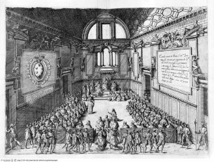 Speculum Romanae Magnificentiae, Rom, Vatikan, Sala Regia, Krönung Cosimos II zum Großherzog von Toskana