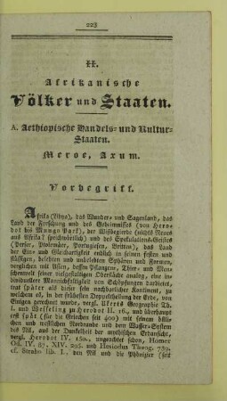 II. Afrikanische Völker und Staaten