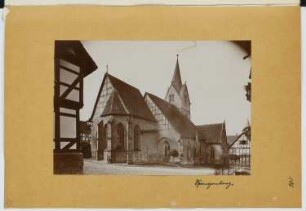 Stadtkirche, Spangenberg: Ansicht (aus: Skizzen- und Fotoalbum 23)