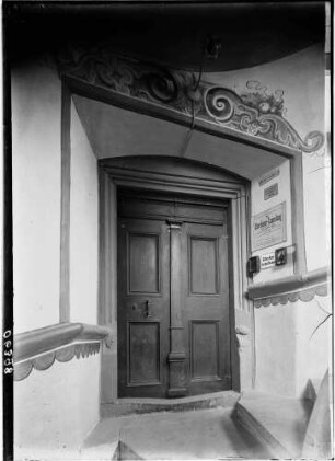 Villingen Museum im Rathaus Eingangstür