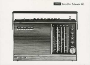 Grundig Kofferradio "Concert-Boy Automatic 209" von Gerhard Dietrich und H. Reuning