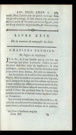 Livre XXIX. De la maniere de composer les loix.