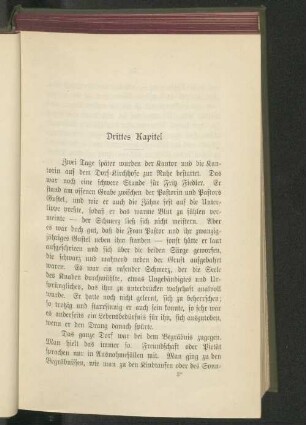 Drittes Kapitel