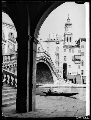 Venedig, Blick nach dem Rialto (Pfeiler)