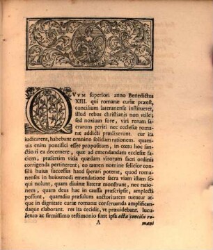 Dissertatio Historico-Theologica De Emendatione Ecclesiae Romanae Per Novissimvm Concilivm Lateranense Havd Speranda