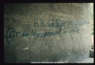 H. M. Schleyer ist verantwortlich für den Massenmord in Lidice