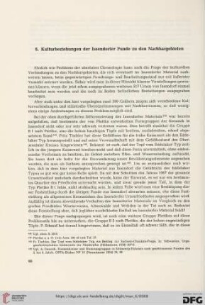 6. Kulturbeziehungen der Issendorfer Funde zu den Nachbargebieten