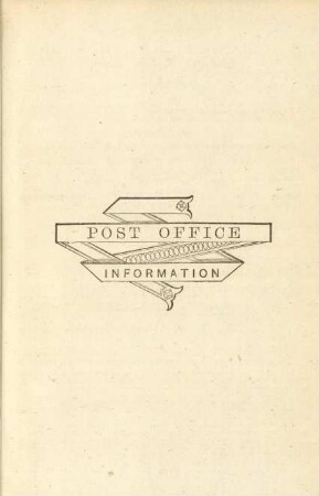 Post office information