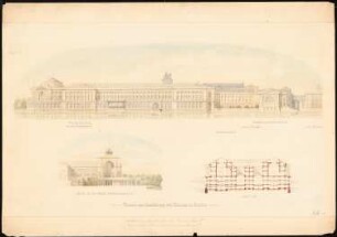 Erweiterung der Museen auf der Museumsinsel, Berlin: Ansichten, Querschnitte