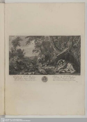 Landschaft mit wilden Tieren (Werkstatt Rubens)