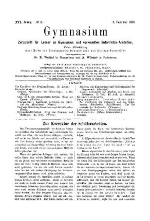 Zur Korrektur der Schülerarbeiten
