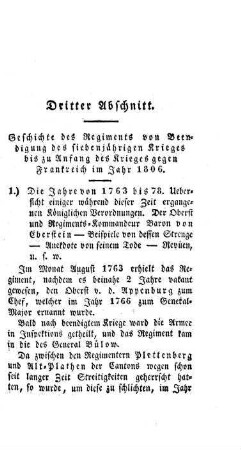 Dritter Abschnitt und vierter Abschnitt und fünfter Abschnitt.