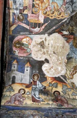 Begegnung Christi mit den Myrrhophoren nach seiner Auferstehung