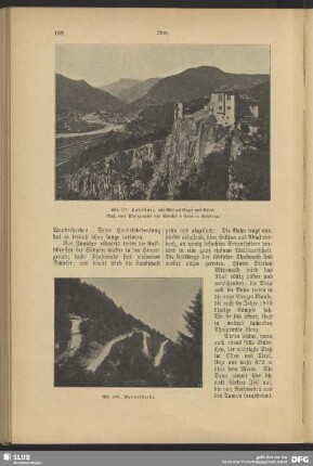 Haselburg, mit Blick auf Bozen und Gries