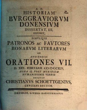 Historiam burggraviorum Donensium exponit, 3