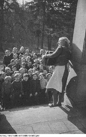 Moritzburg, Boxdorf. Sozialkasse-Heim Boxdorf, November 1953