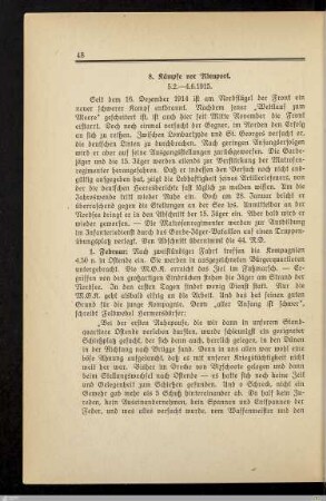 8. Kämpfe vor Nieuport