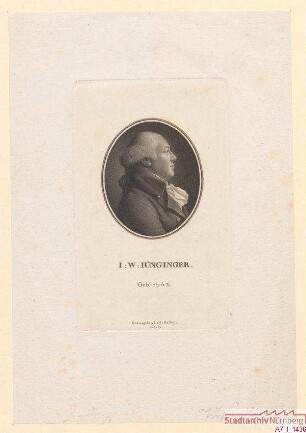 J(ohann). W(ilhelm). Jünginger; geb. 1762