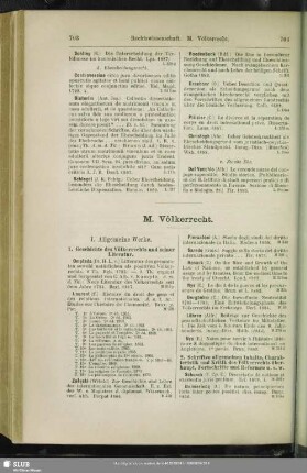 M. Völkerrecht