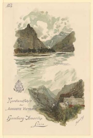 Menükarte : Menü, Schnelldampfer "Auguste Victoria"
