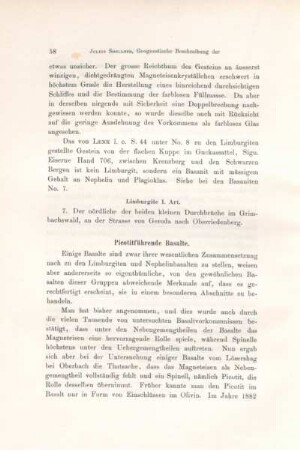 Picotiführende Basalte.