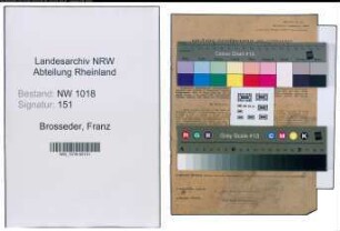 Entnazifizierung Franz Brosseder , geb. 18.04.1884 (Kranfuehrer)