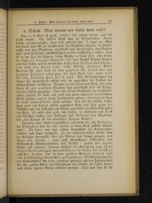6. Schluß: Was bedeutet uns Luther heute noch?