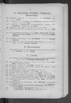 D. Astronomie, Geodäsie, Geophysik, Meteorologie