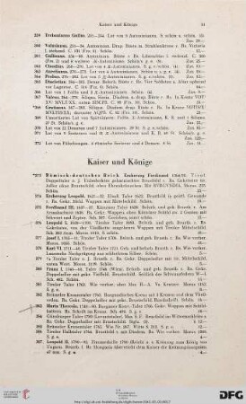 Kaiser und Könige (Nr. 373-513)