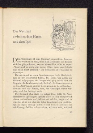 Der Wettlauf zwischen dem Hasen und dem Igel