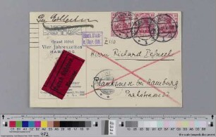 Postkarte an Richard Dehmel