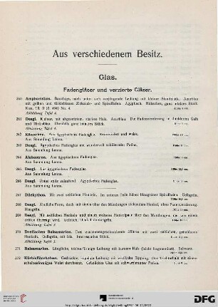 Aus verschiedenem Besitz (Nr. 260-569)