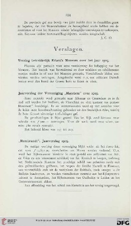 Verslagen